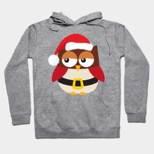 Santa Claus Owl Hoodie